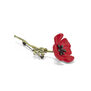 Red poppy brooch by Michael Michaud